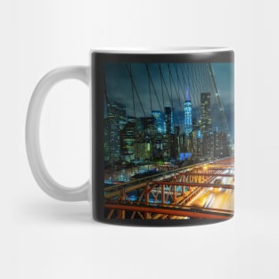 Manhattan from the Brooklyn Bridge Mug